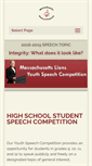 Mobile Screenshot of lionsyouthspeech.org